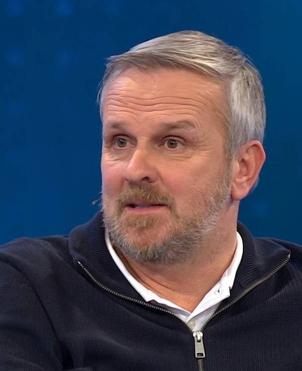 Didi Hamann im Sky-Studio.