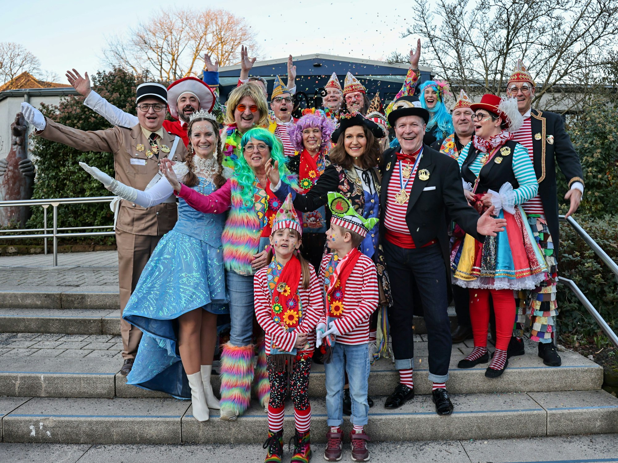 Festkomitee Kölner Karneval unterwegs im Karneval.