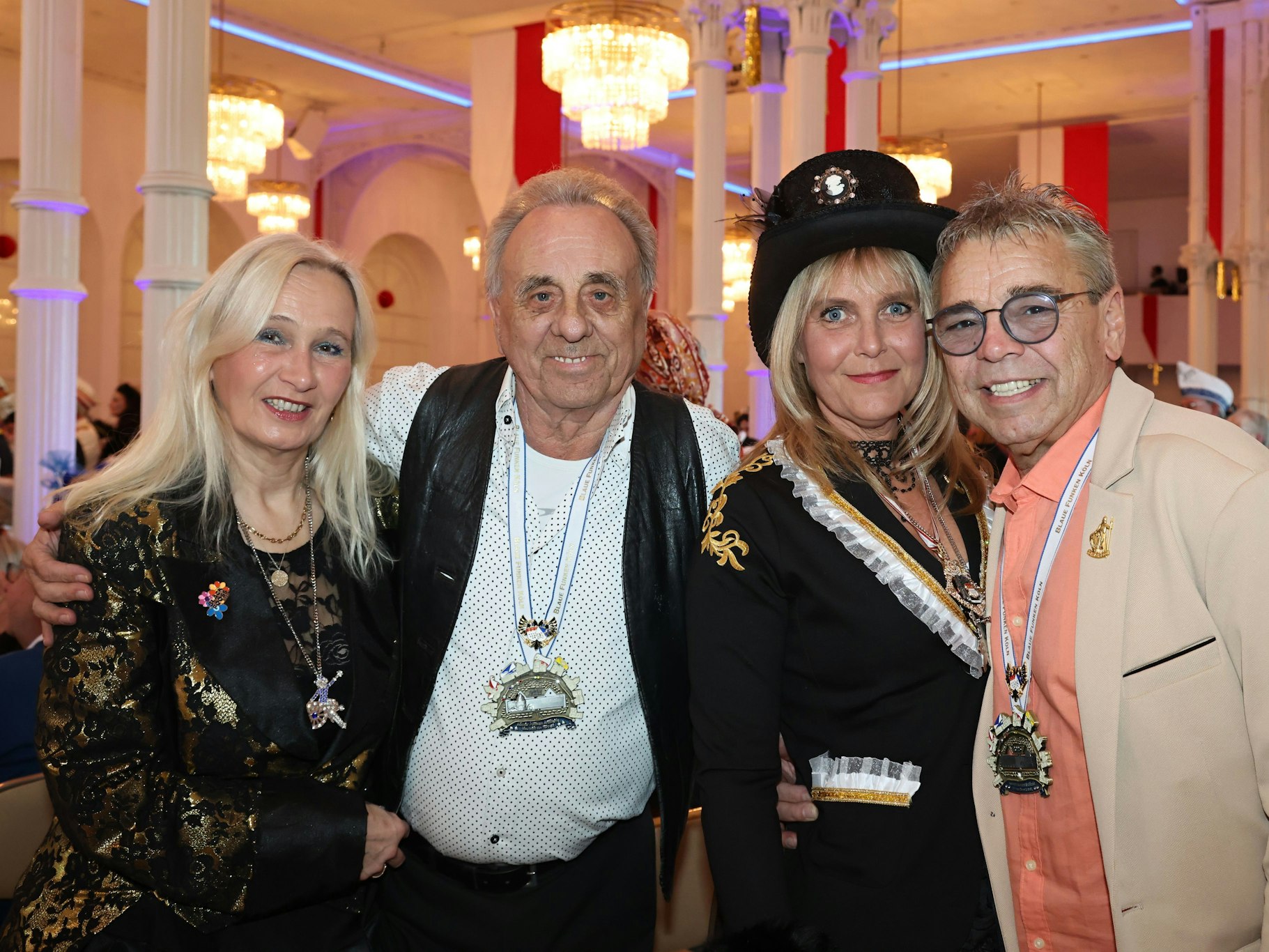 Maggie und Erry Stoklosa sowie Claudia und Micky Brühl.