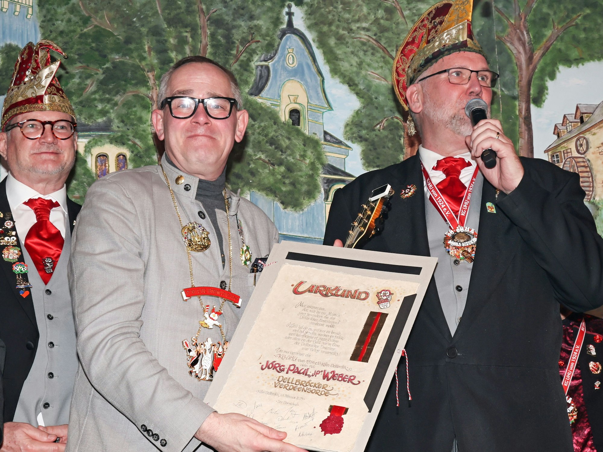 JP Weber wurde von Rainer Ott ausgezeichnet.