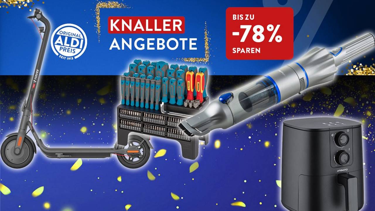 Darstellung von Angeboten aus dem ALDI Onlineshop