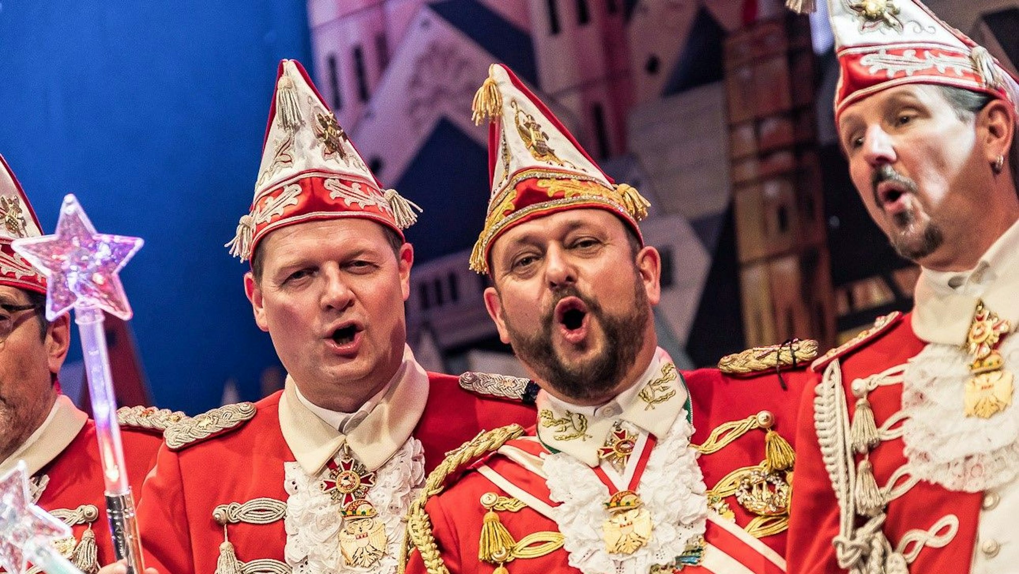 Boris Müller mit Präsident Dirk Wissmann im Elferrat.