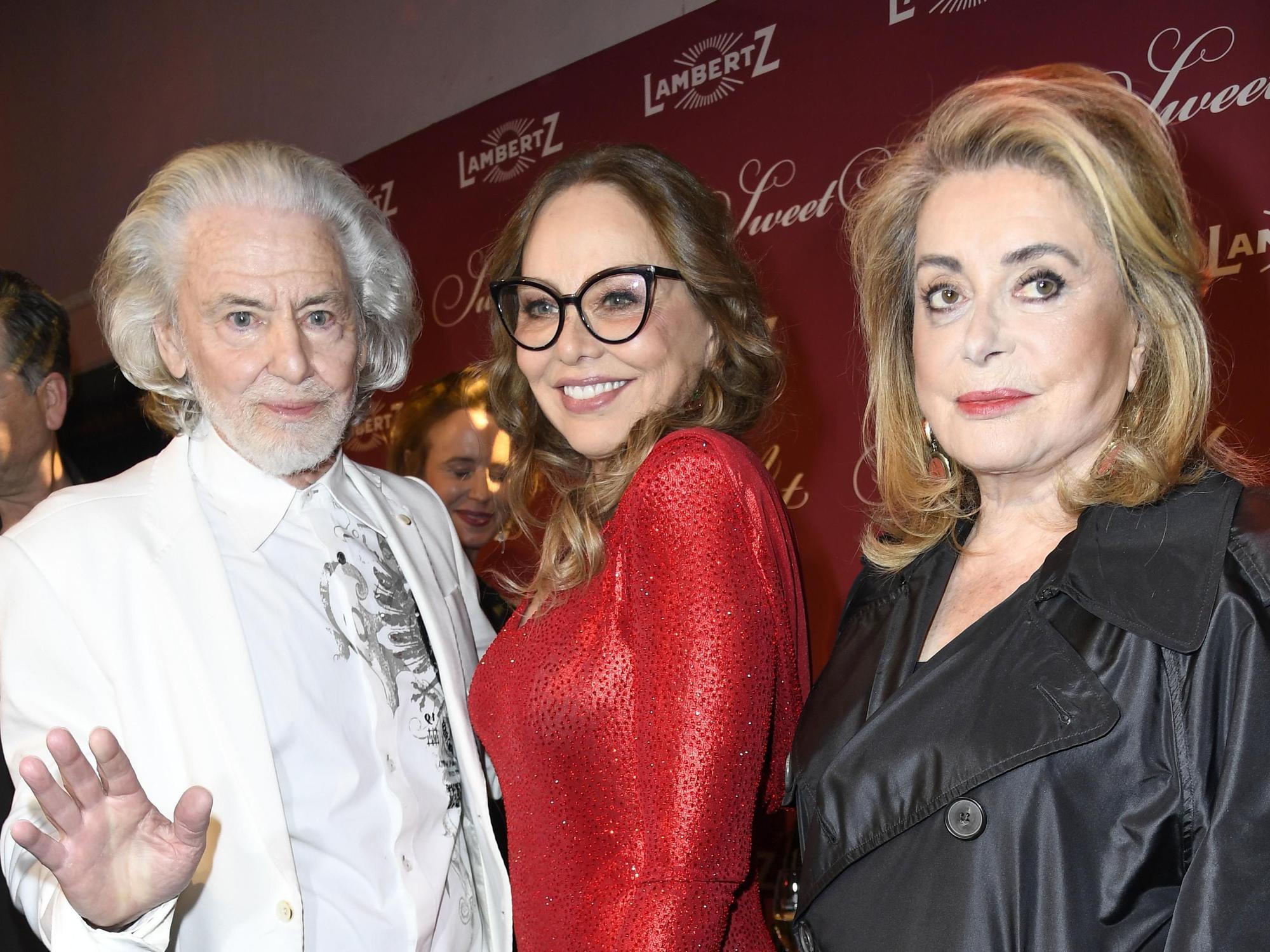 Hermann Bühlbecker, Ornella Muti und Catherine Deneuve bei der Lambertz Monday Night.