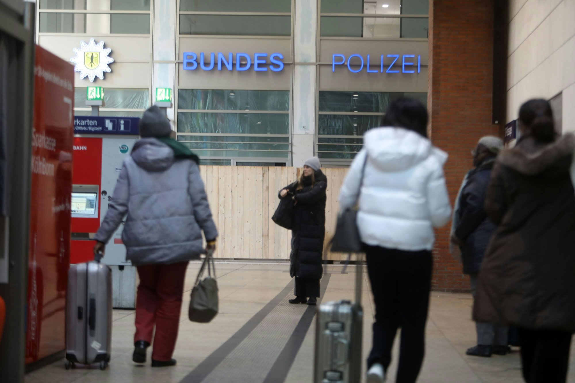 Die neue Polizeiwache der Bundespolizei im Hauptbahnhof.