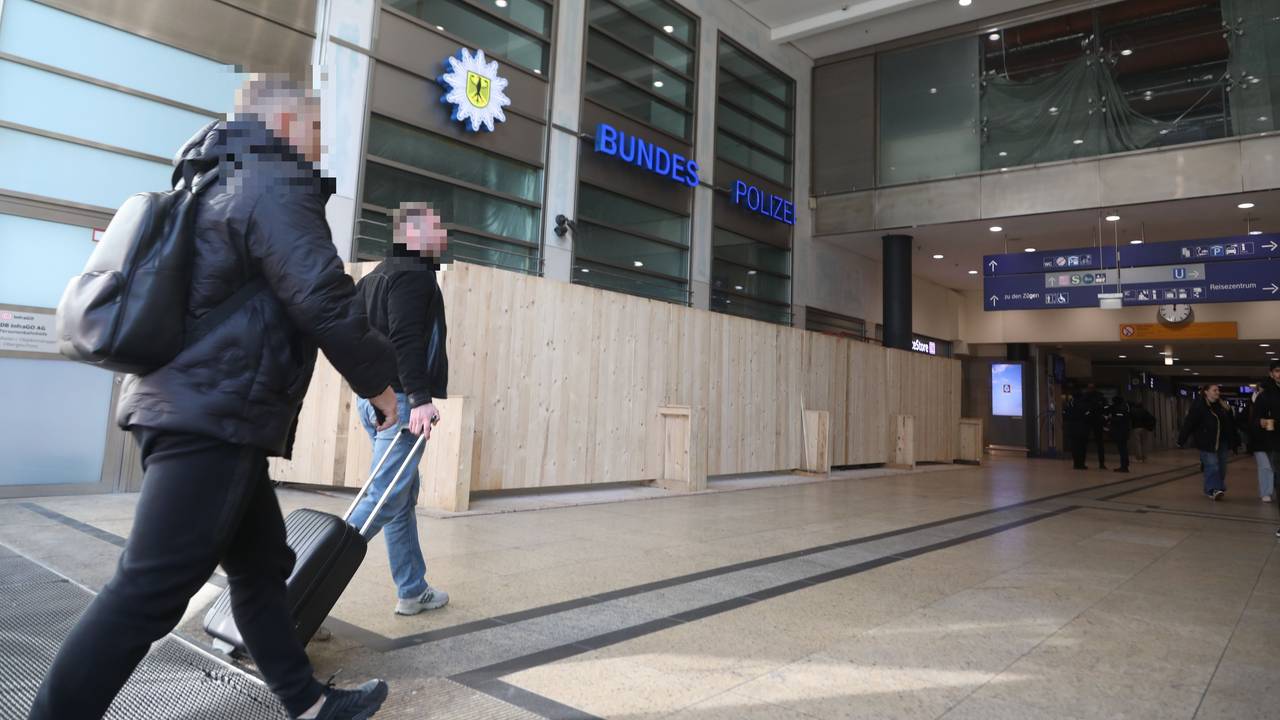 Die neue Polizeiwache der Bundespolizei im Hauptbahnhof.