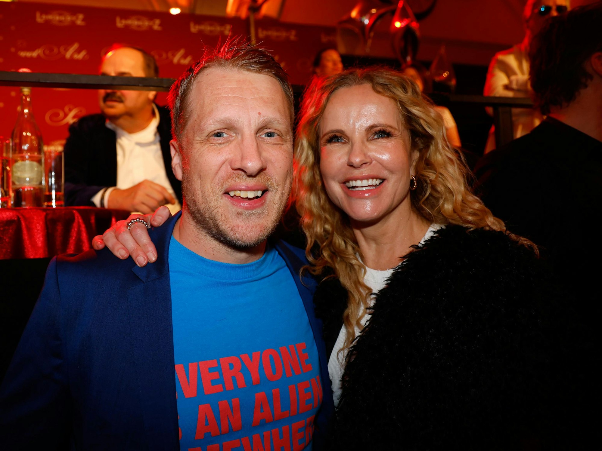 Oliver Pocher und Katja Burkard
bei der Lambertz Monday Night.