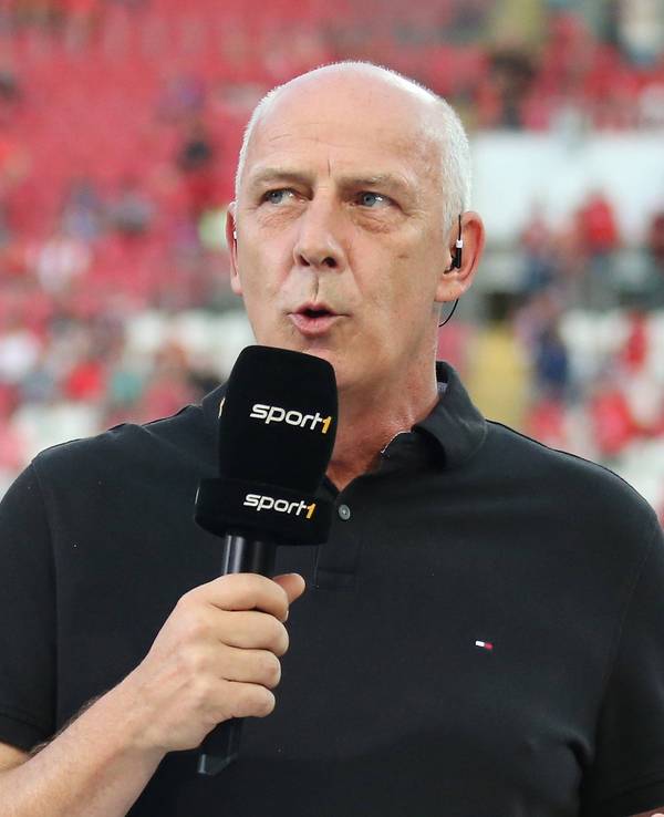 Mario Basler bei einem Auftritt als TV-Experte.