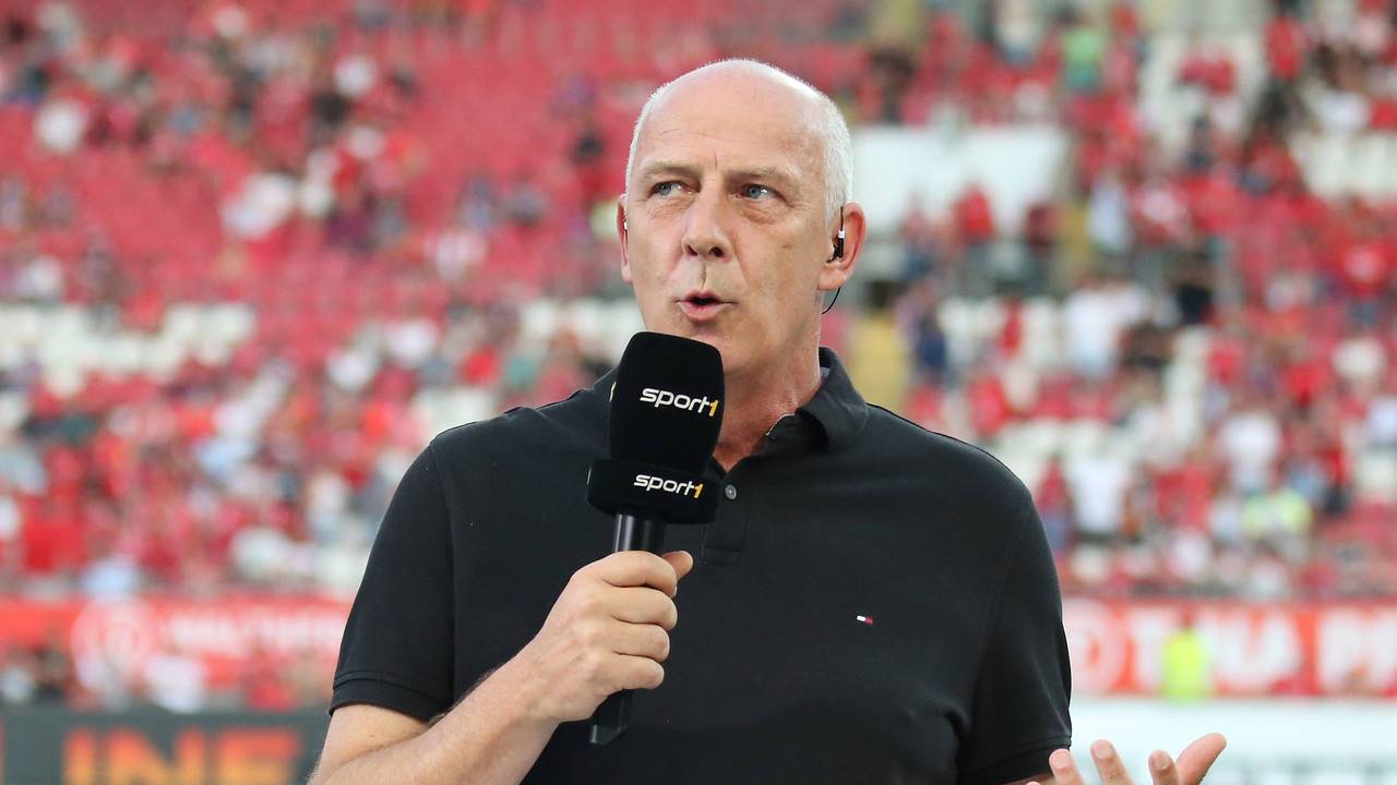 Mario Basler bei einem Auftritt als TV-Experte.