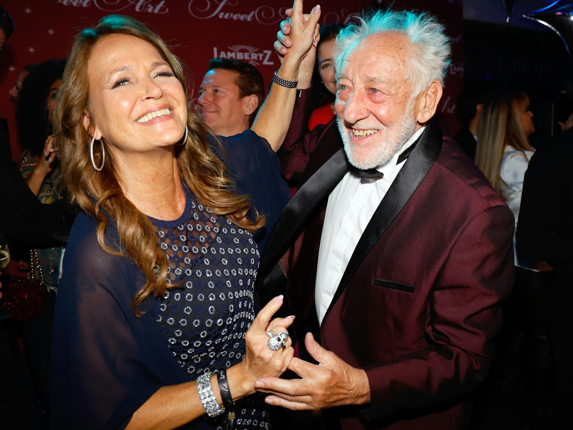 Dieter Hallervorden mit Ehefrau Christiane
bei der Lambertz Monday Night.