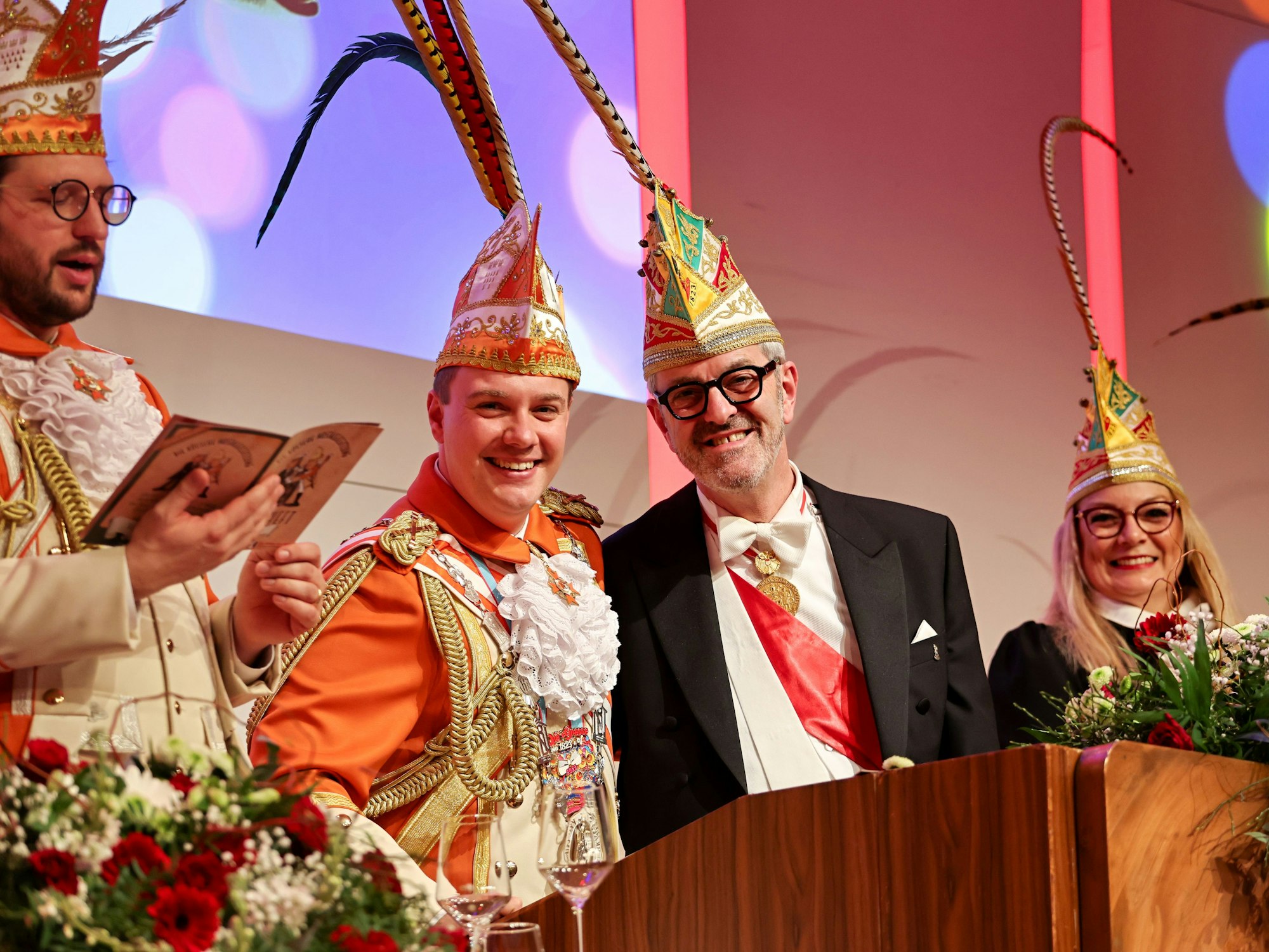 Michael Gerhold und Thomas Frings im Elferrat.