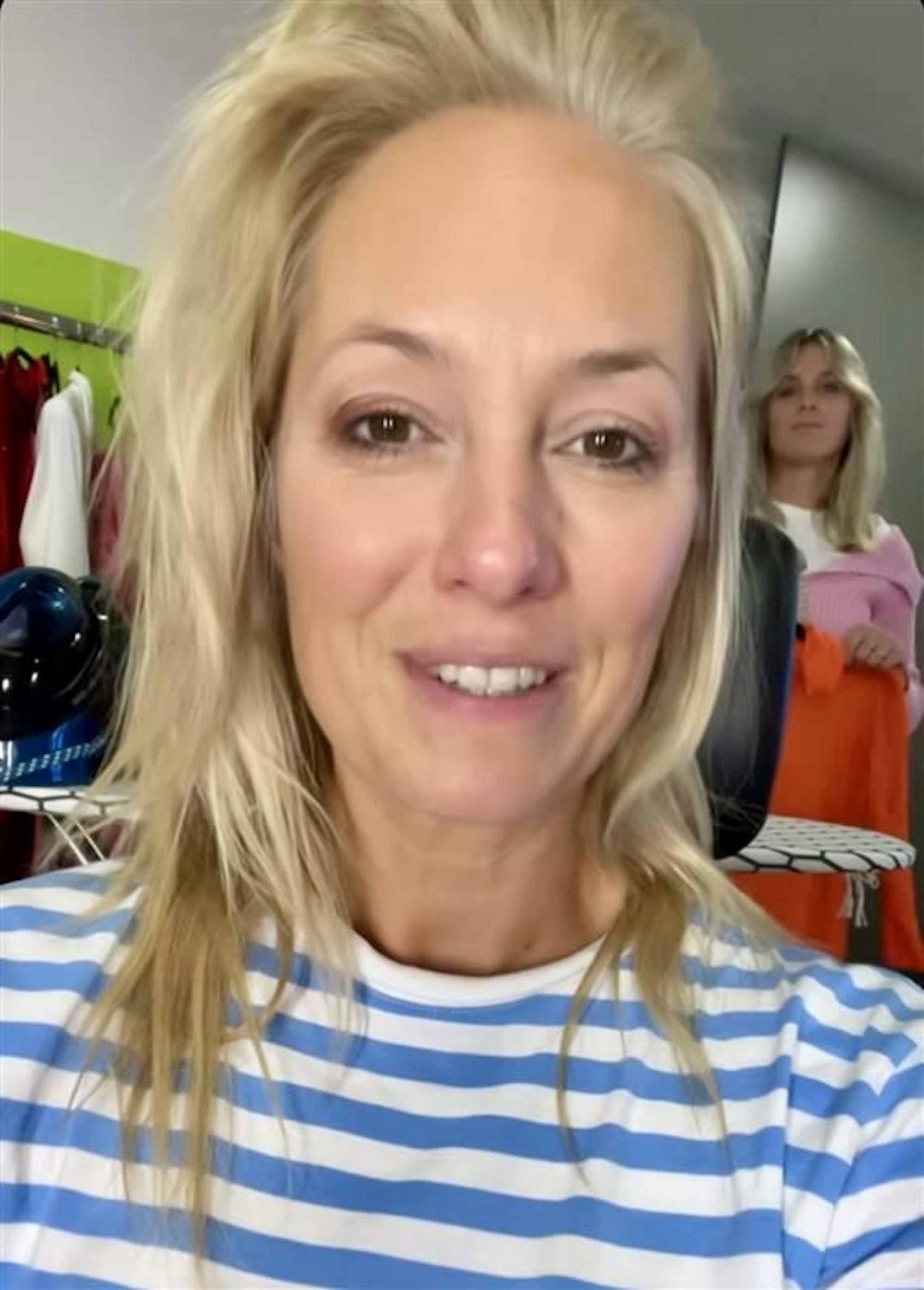 Angela Finger-Erben zeigt sich ungeschminkt in ihrer Instagram-Story am 4. Februar 2025.