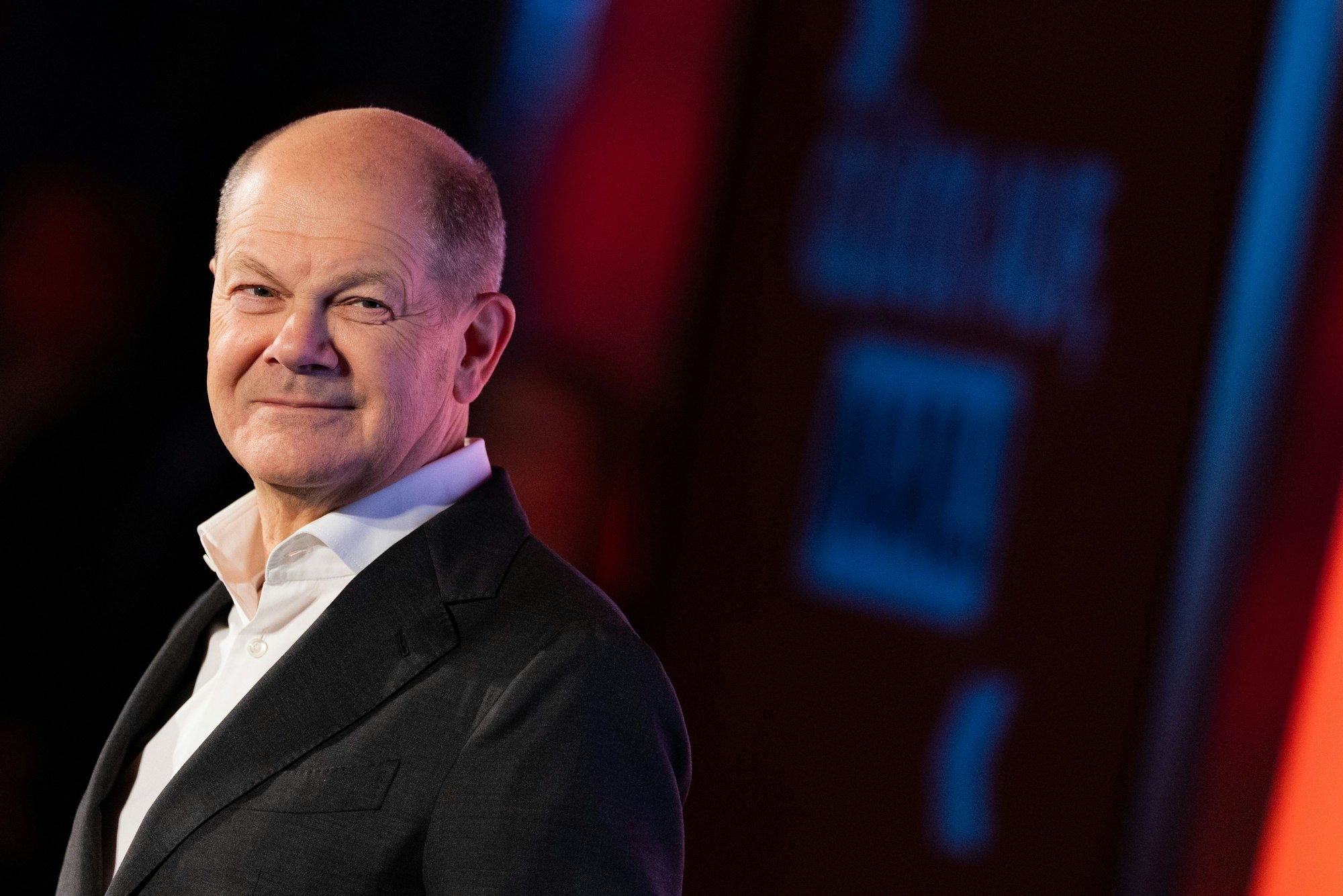 Kanzerl Olaf Scholz (SPD) Anfang Februar in Marl.