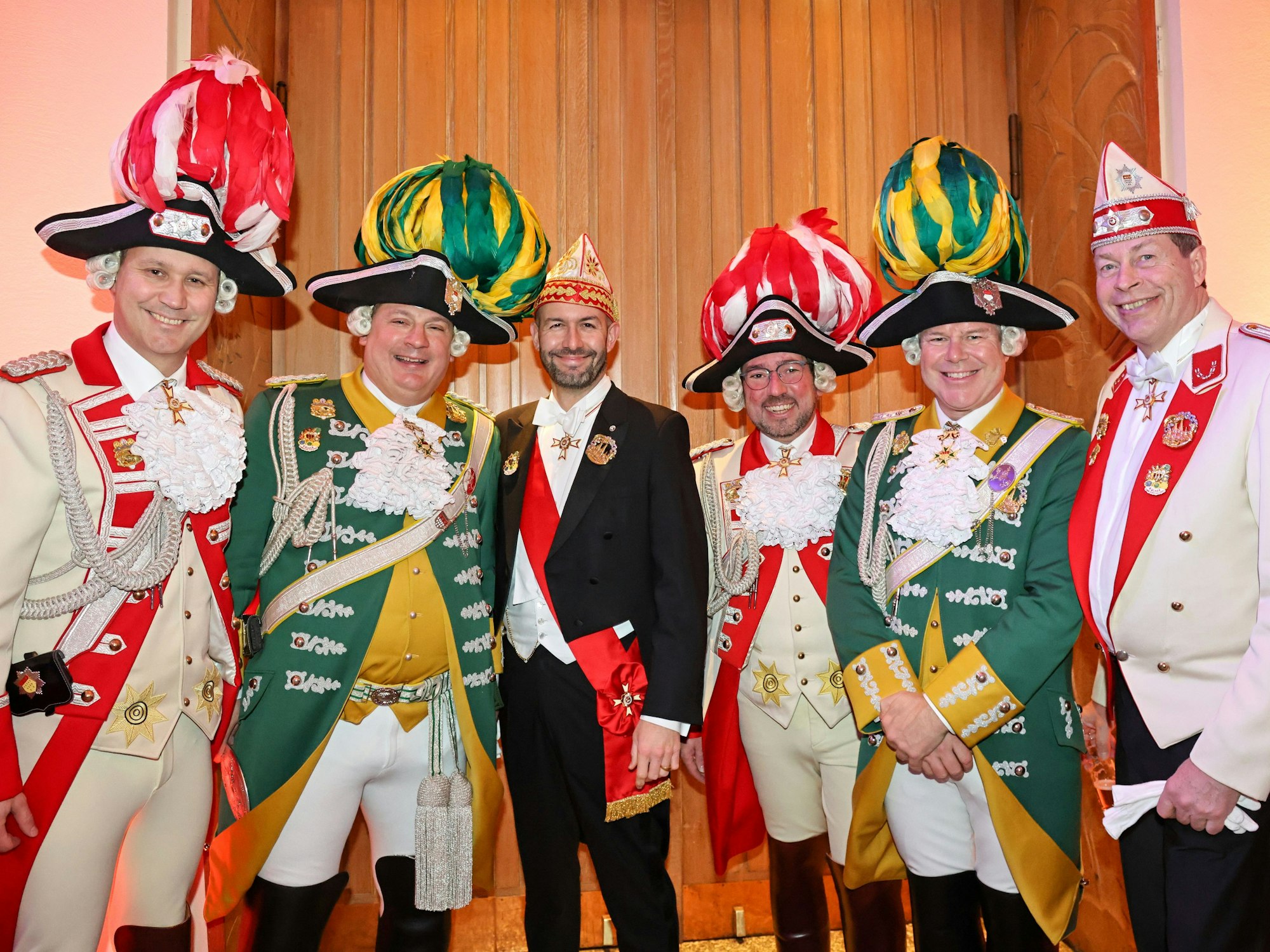 Die Equipe des Kölner Dreigestirns.