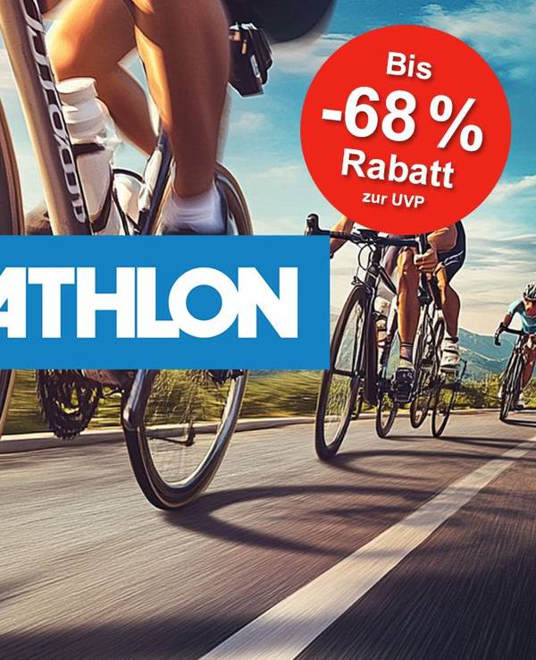 Rennräder in Aktion auf einer Straße