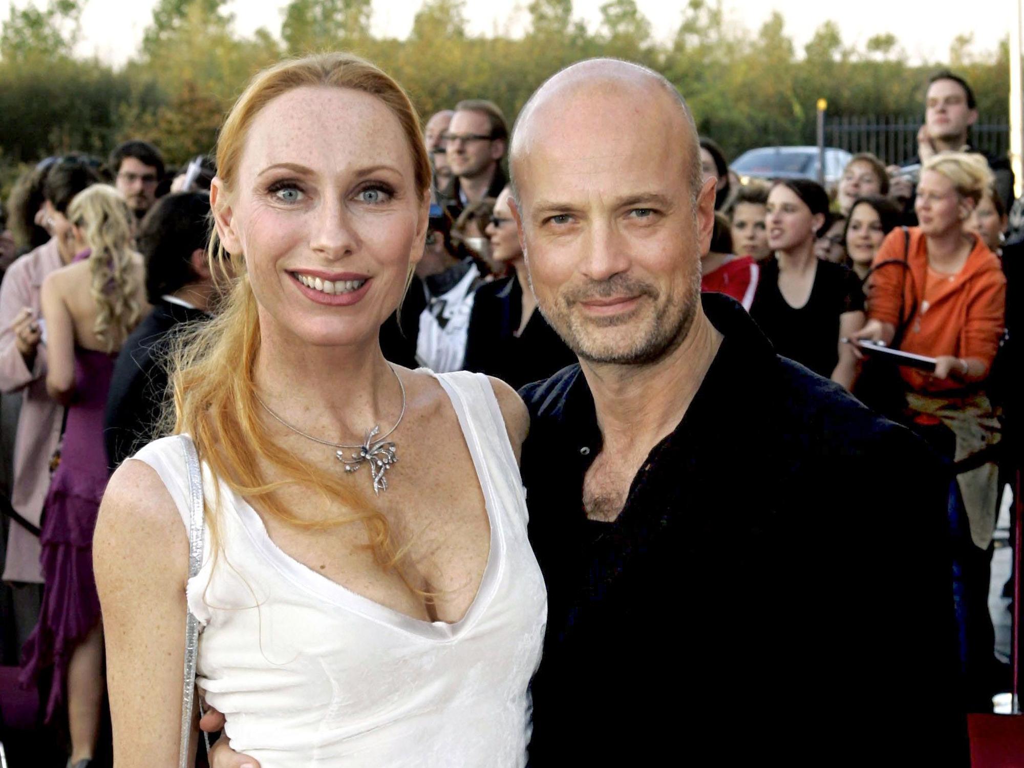 Andrea Sawatzki und Christian Berkel beim Fernsehpreis in Köln am 15. Oktober 2005.