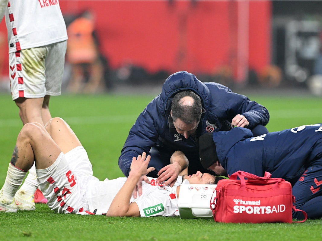 Kölns Max Finkgräfe muss behandelt werden.