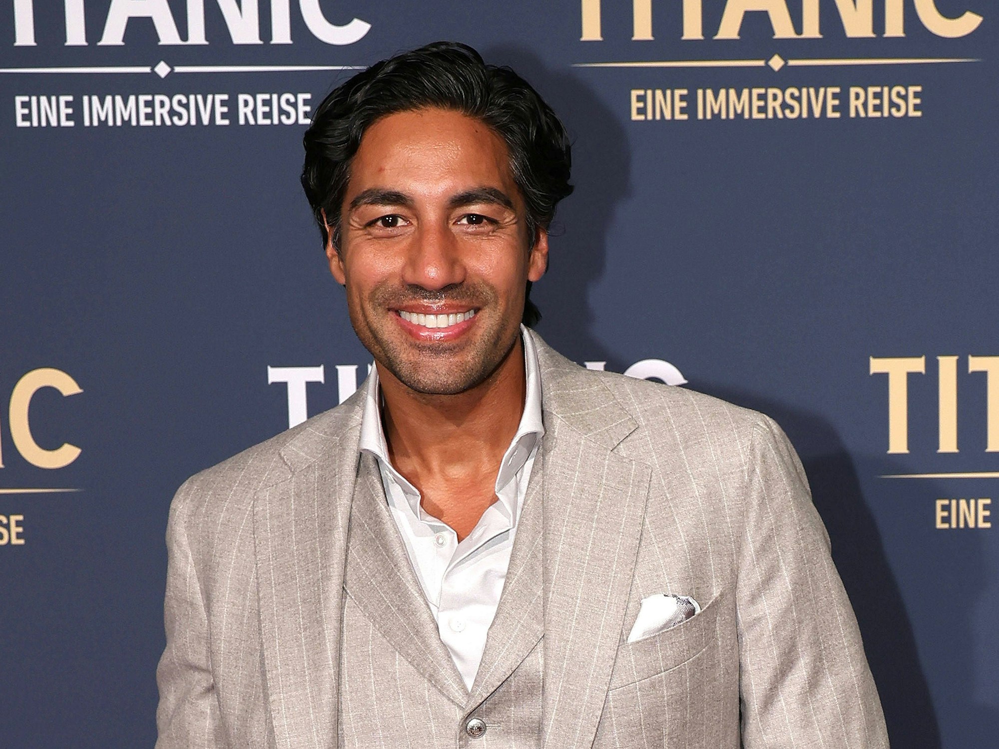 Nic Shanker bei der Titanic-Ausstellungs-Eröffnung in Köln.