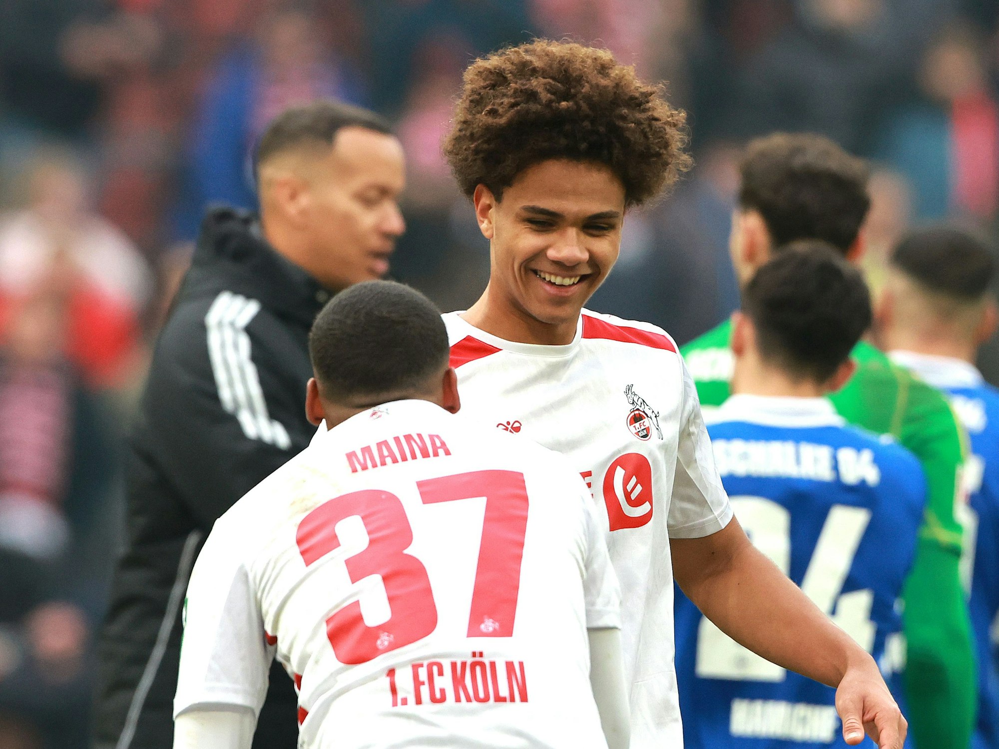 Neo Telle nach dem Spiel gegen Schalke.