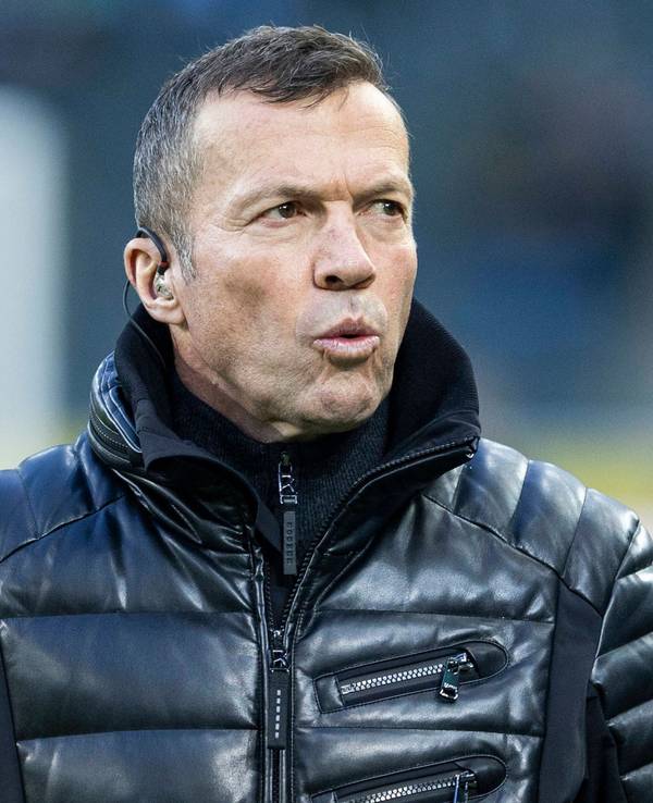 Lothar Matthäus als Experte bei einem Spiel.