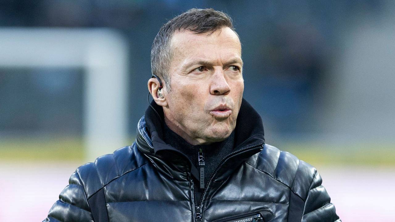 Lothar Matthäus als Experte bei einem Spiel.