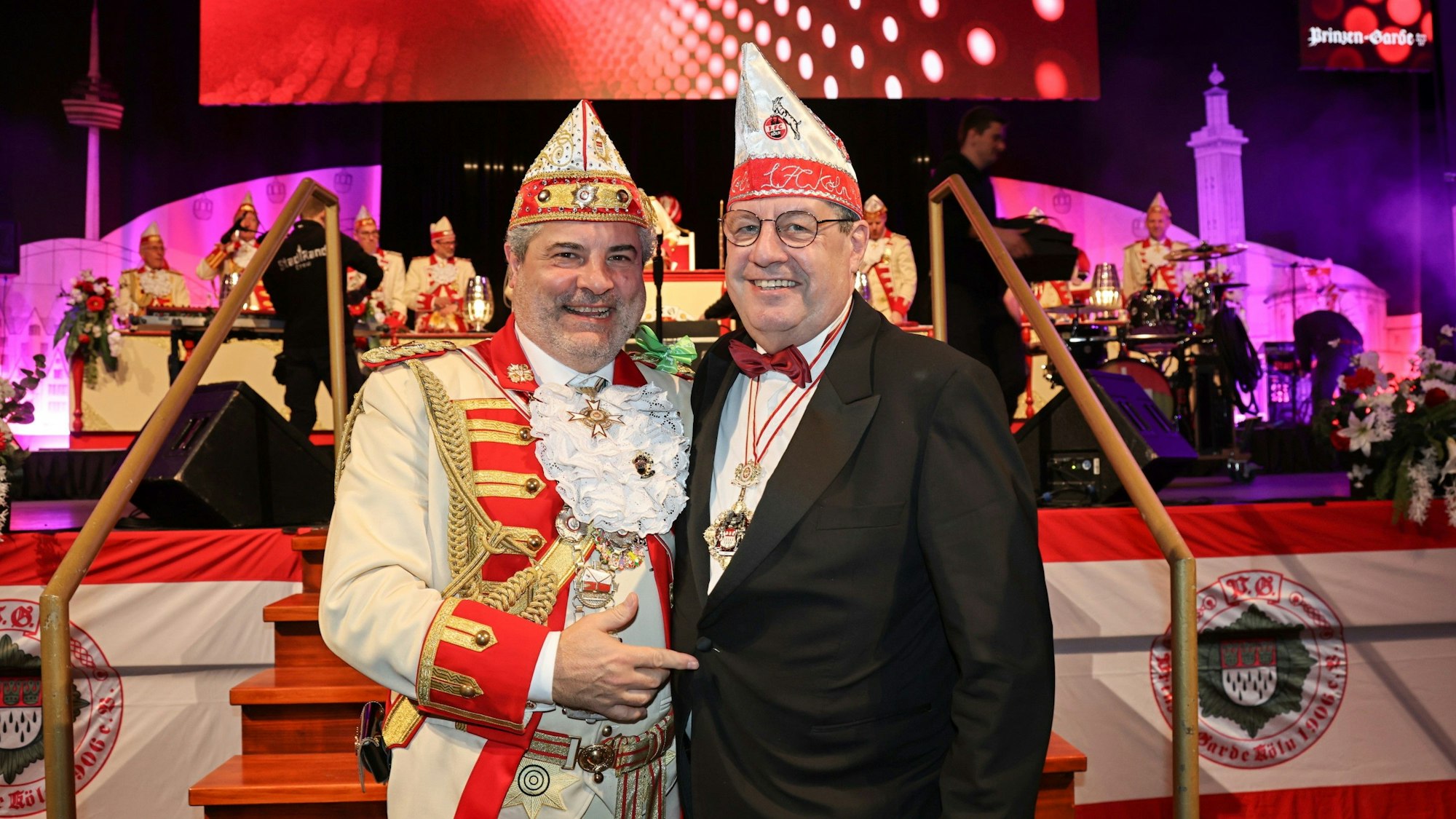 Dino Massi zusammen mit Werner Wolf.