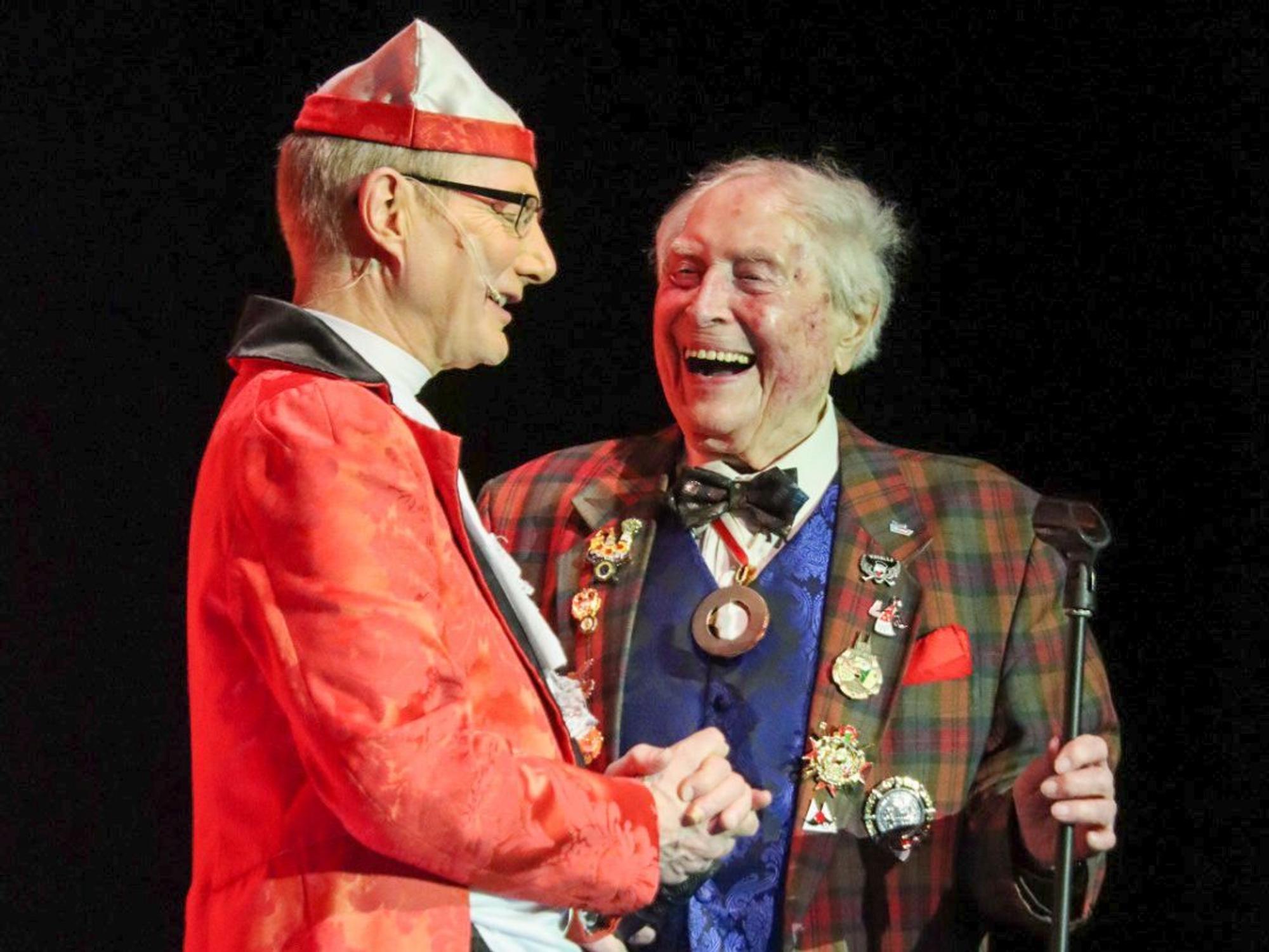 Christoph Stubbe zusammen mit Ludwig Sebus.