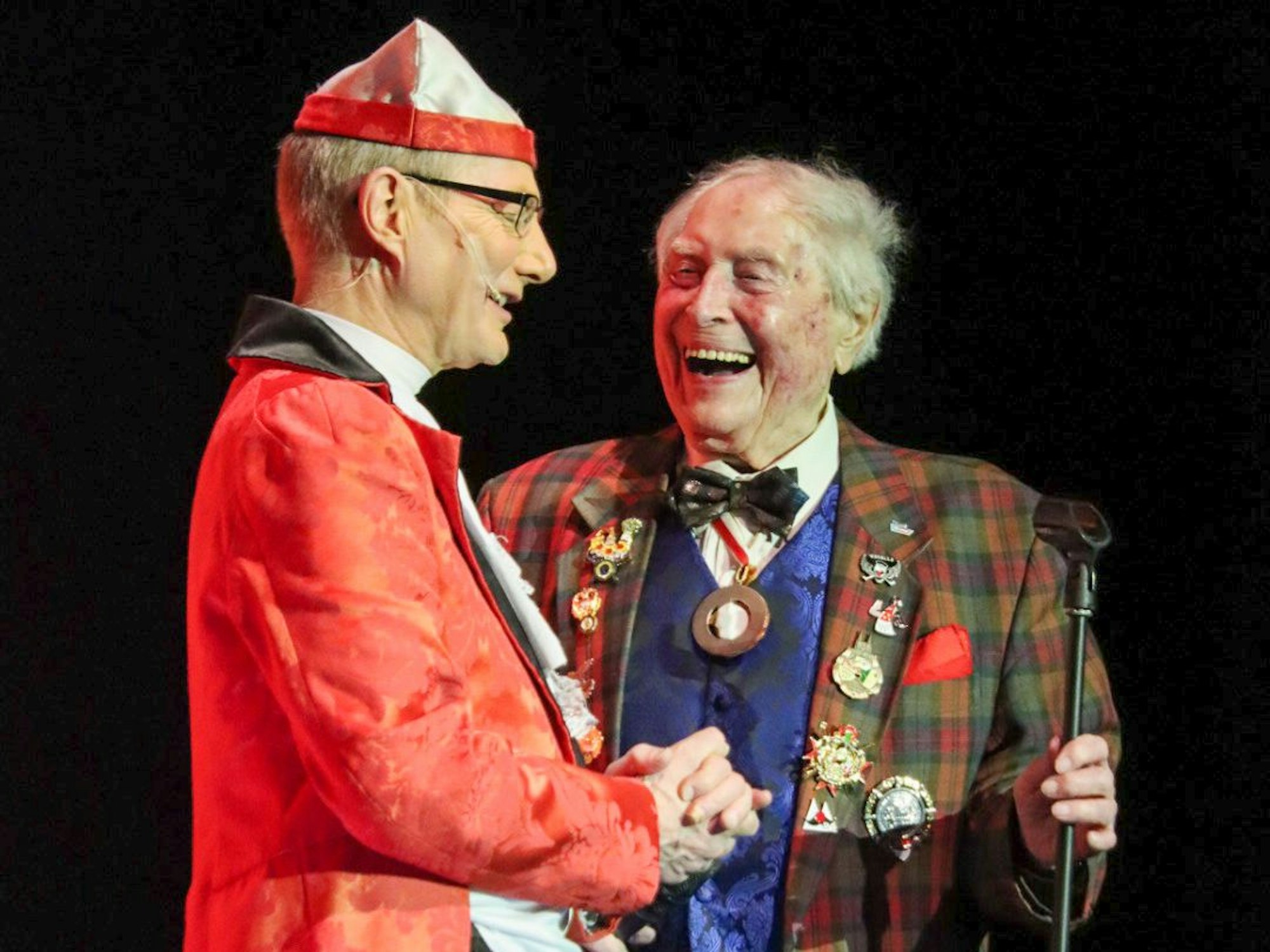 Christoph Stubbe zusammen mit Ludwig Sebus.