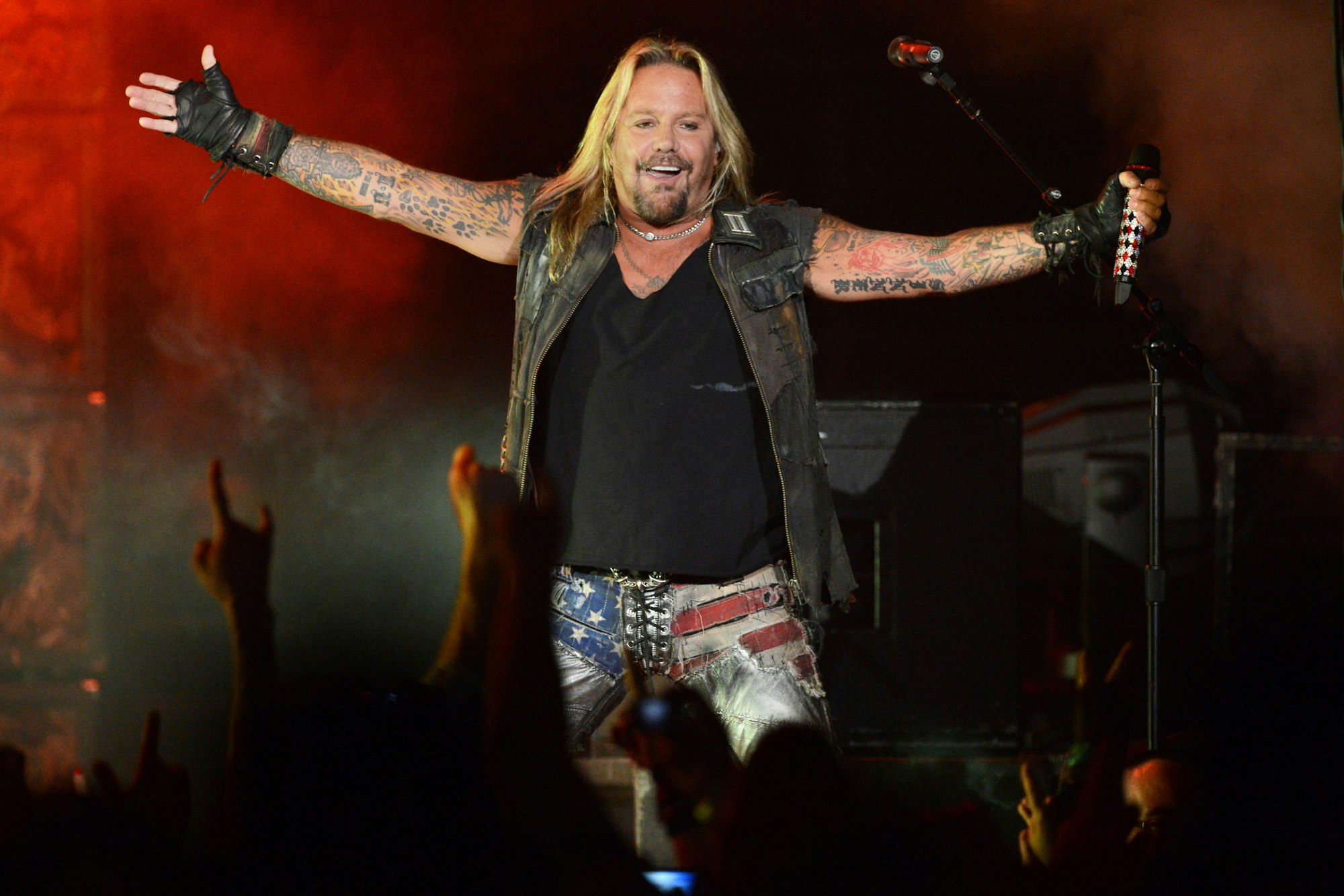 Der Sänger der Glam-Metal-Band Mötley Crüe, Vince Neil (hier 2012).