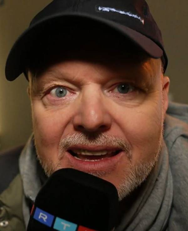Stefan Raab bei einem Dreh im RTL-Gebäude.