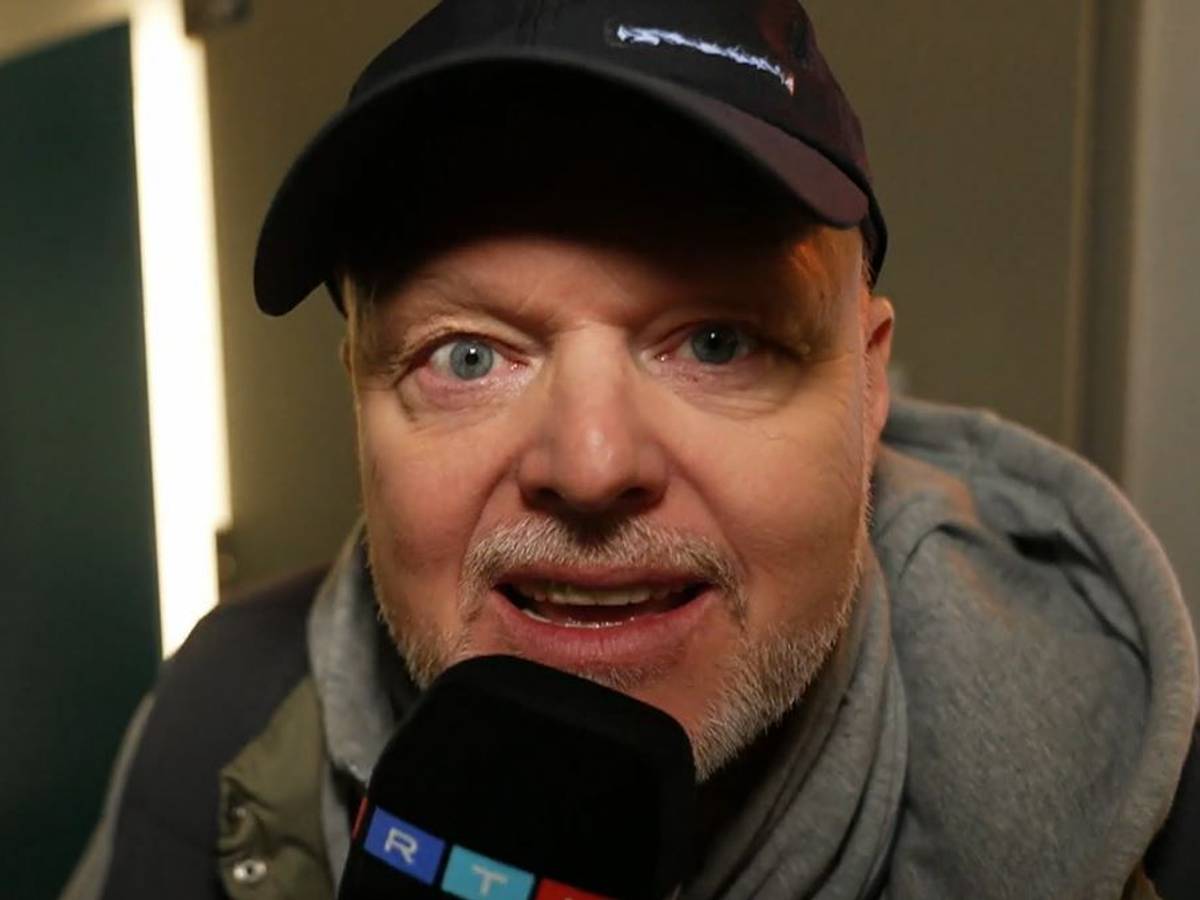 Stefan Raab bei einem Dreh im RTL-Gebäude.