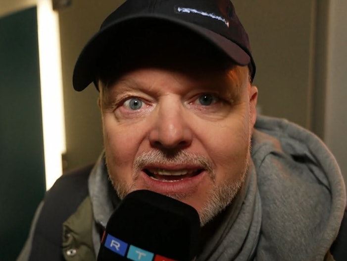 Stefan Raab bei einem Dreh im RTL-Gebäude.