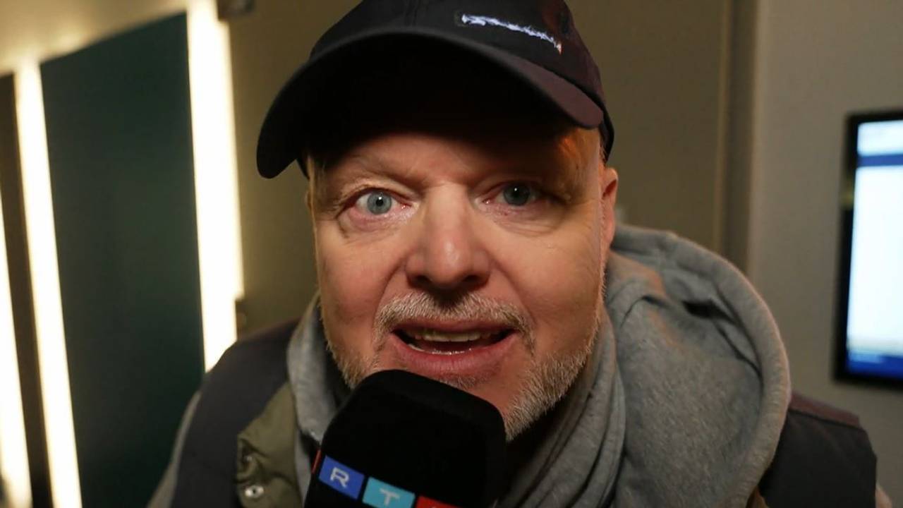 Stefan Raab bei einem Dreh im RTL-Gebäude.