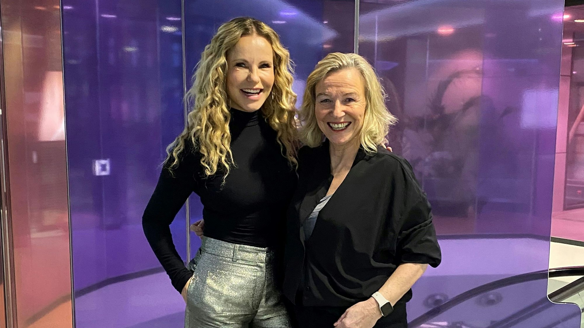 Babyboomer unter sich: Katja Burkard und Andrea Kahlmeier