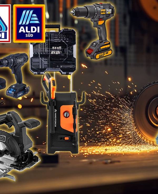 Darstellung von Baumarkt Artikeln im Sale beim ALDI Onlineshop