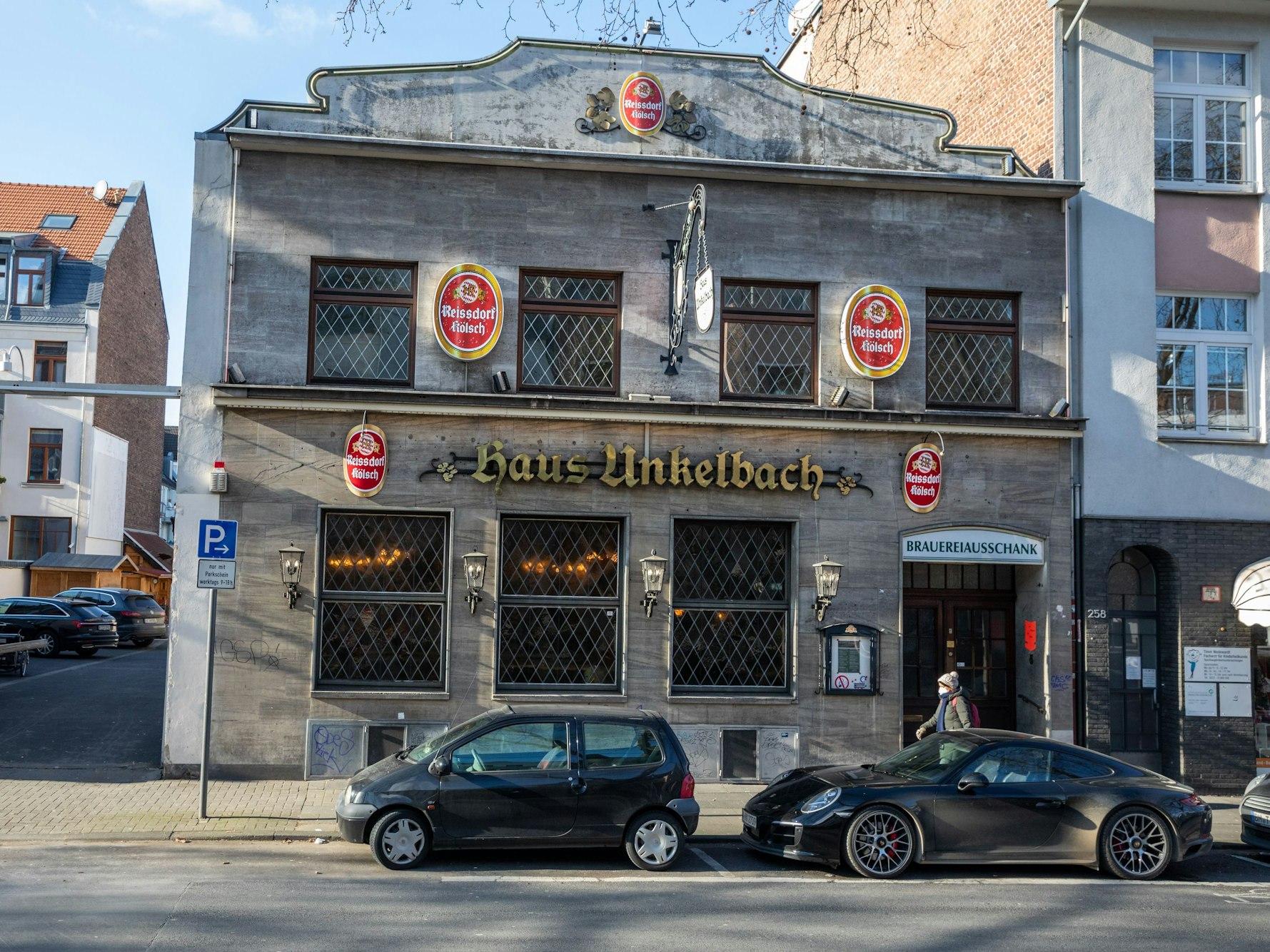 Das Haus Unkelbach am 11. Februar 2021 in Köln.