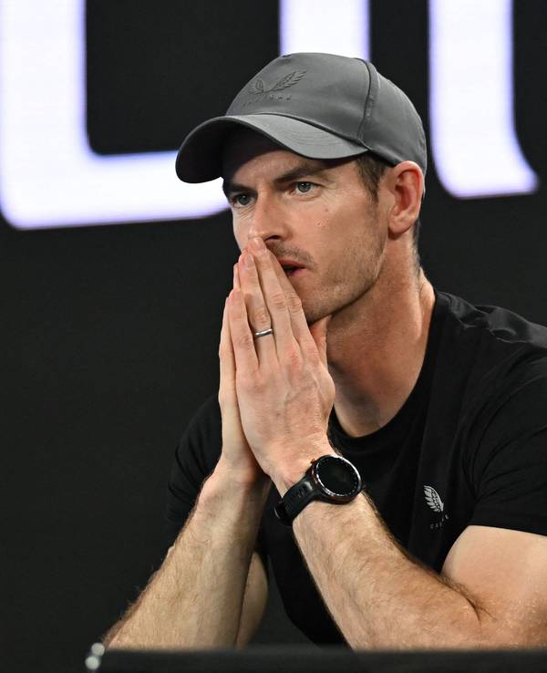 Andy Murray als Zuschauer bei den Australian Open.