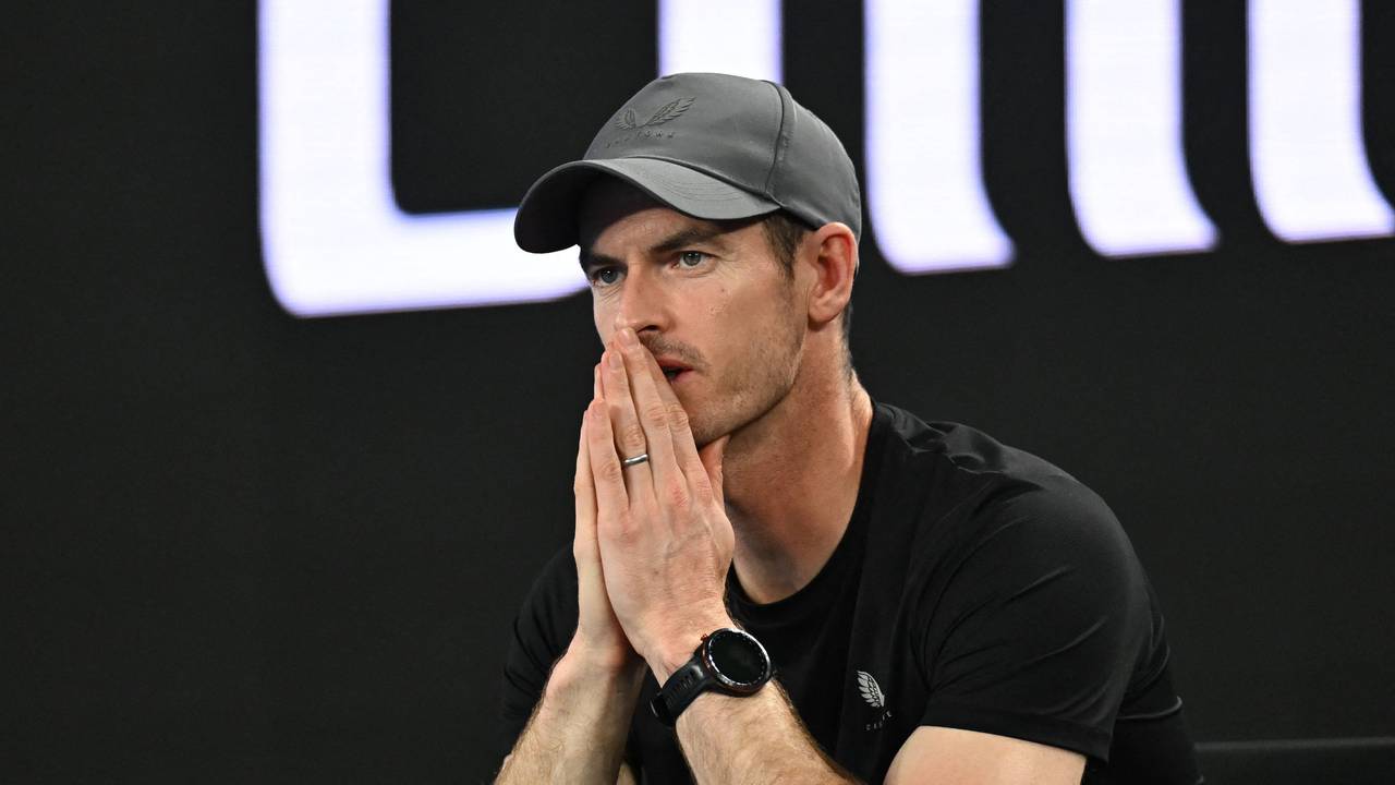 Andy Murray als Zuschauer bei den Australian Open.