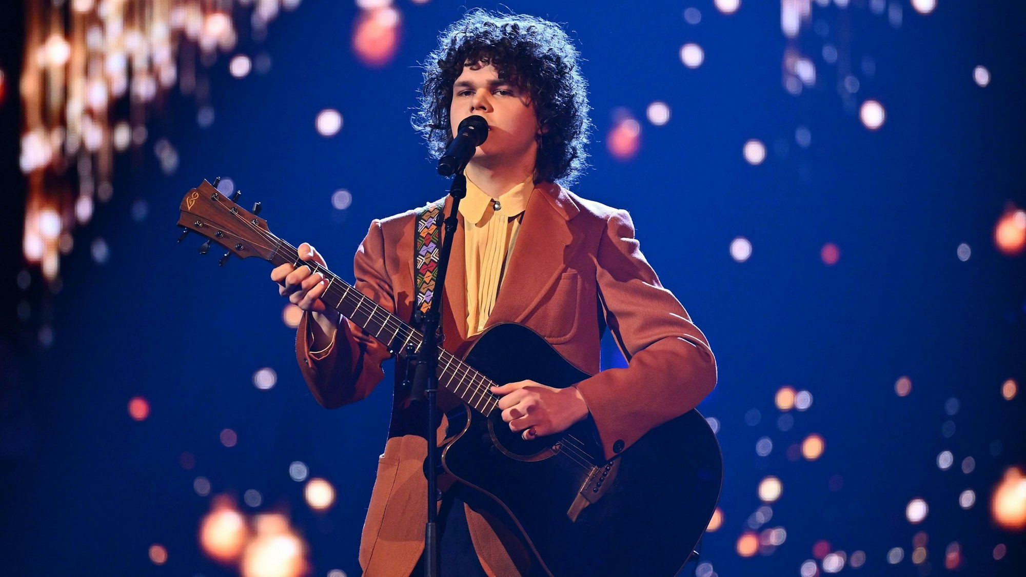 Benjamin Braatz aus Hagen tritt in der ersten Show beim deutschen Vorentscheid des Eurovision Song Contest (ESC) auf.
