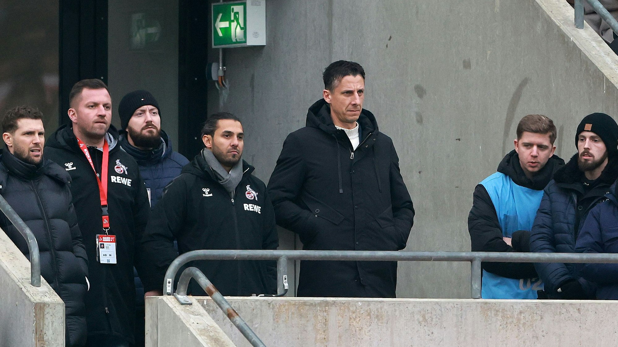 Christian Keller (1. FC Köln) steht im Rhein-Energie-Stadion.