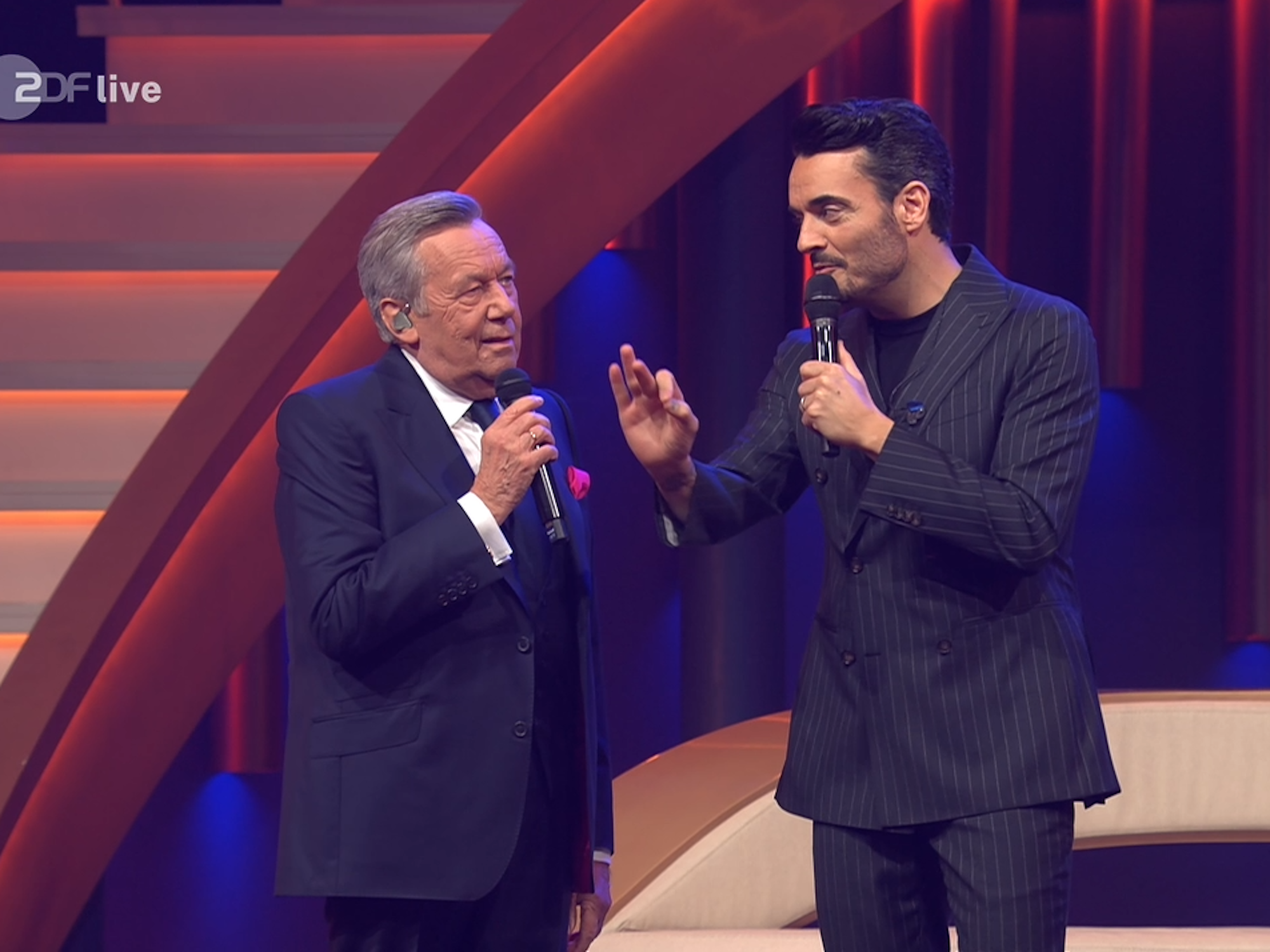 Screenshot Giovanni Zarrella Show vom 15. Februar 2025 für Bebilderung des Artikels 964787