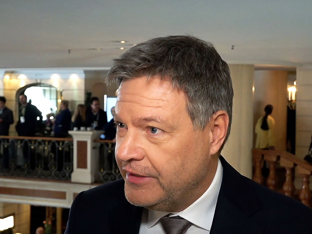 Robert Habeck (Bündnis 90/Die Grünen) spricht während der 61. Münchner Sicherheitskonferenz (MSC).
