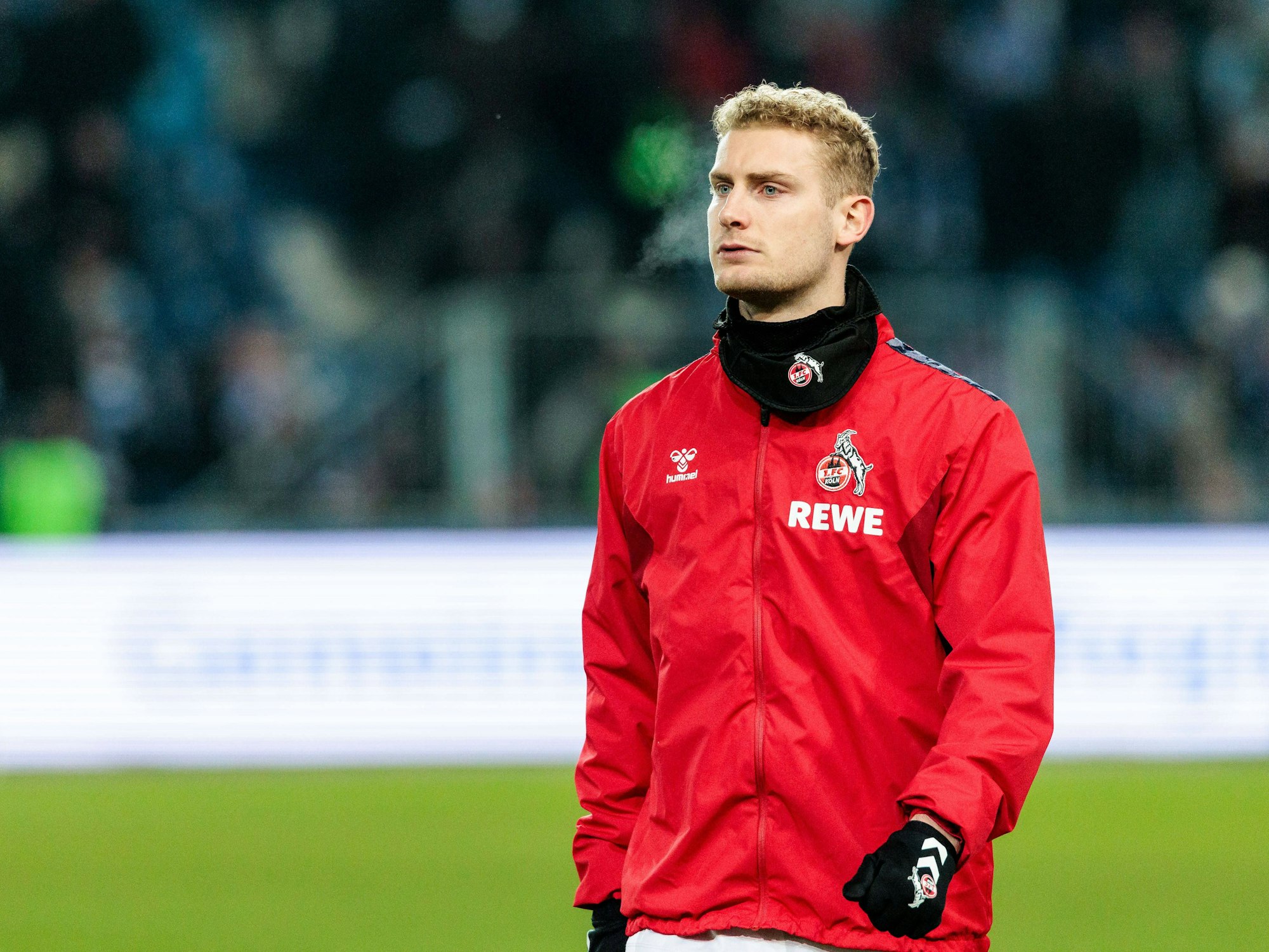 Meiko Sponsel vor dem Spiel in Magdeburg.