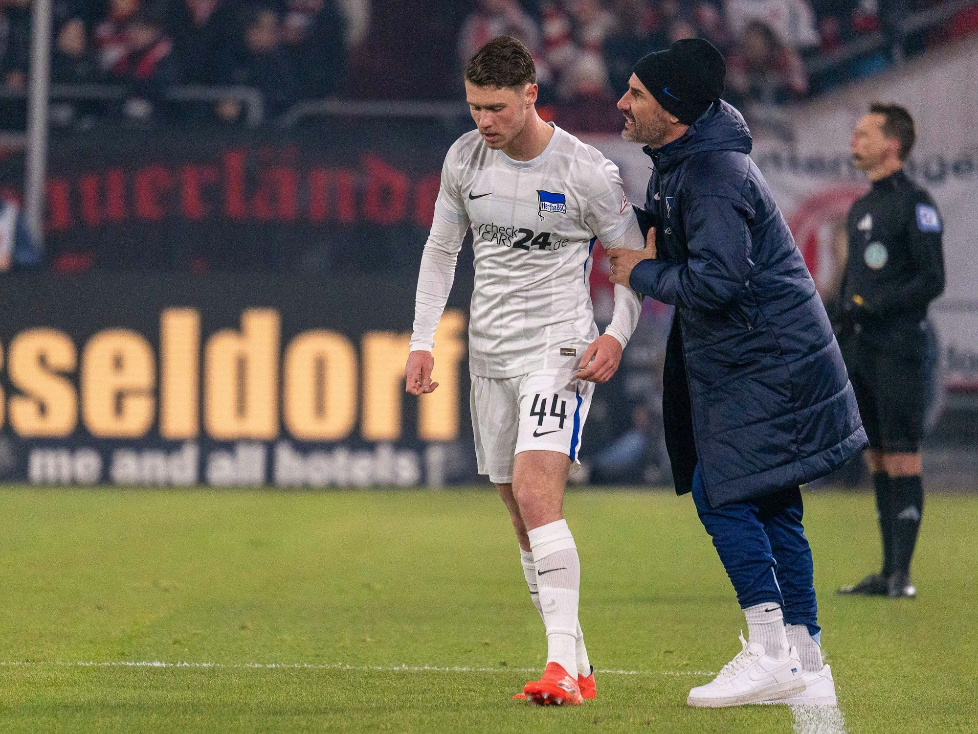 Cristian Fiél mit Linus Gechter.