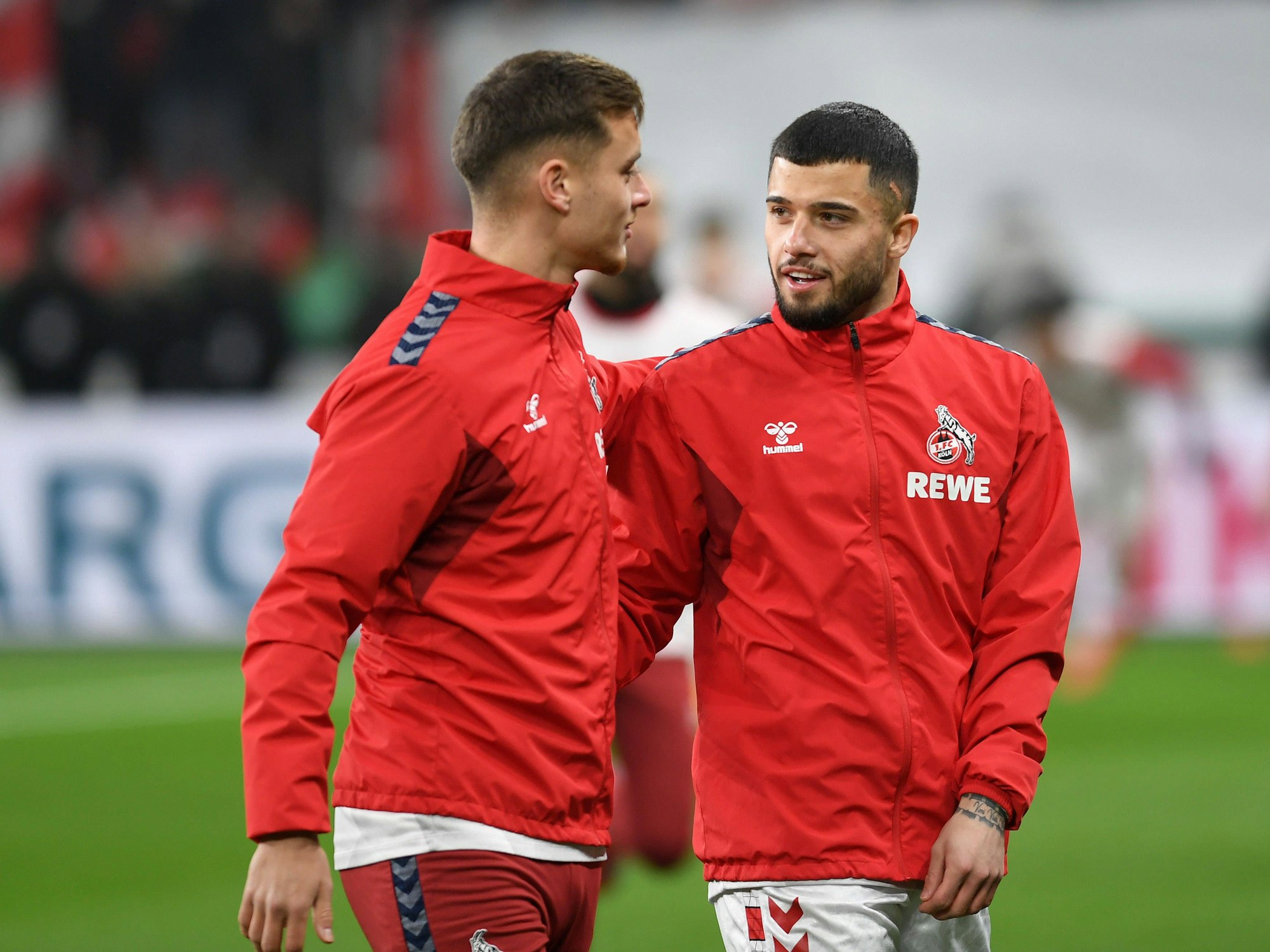 Marvin Obuz im Gespräch mit Jusuf Gazibegovic.
