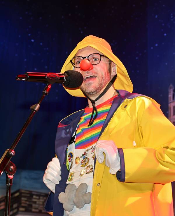 Redner Björn Wassong beim Auftritt im Gürzenich.
