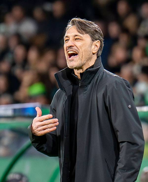 BVB-Trainer Nico Kovac am 11. Februar 2025 beim Spiel gegen Sporting Lissabon.