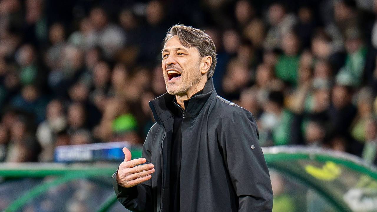 BVB-Trainer Nico Kovac am 11. Februar 2025 beim Spiel gegen Sporting Lissabon.