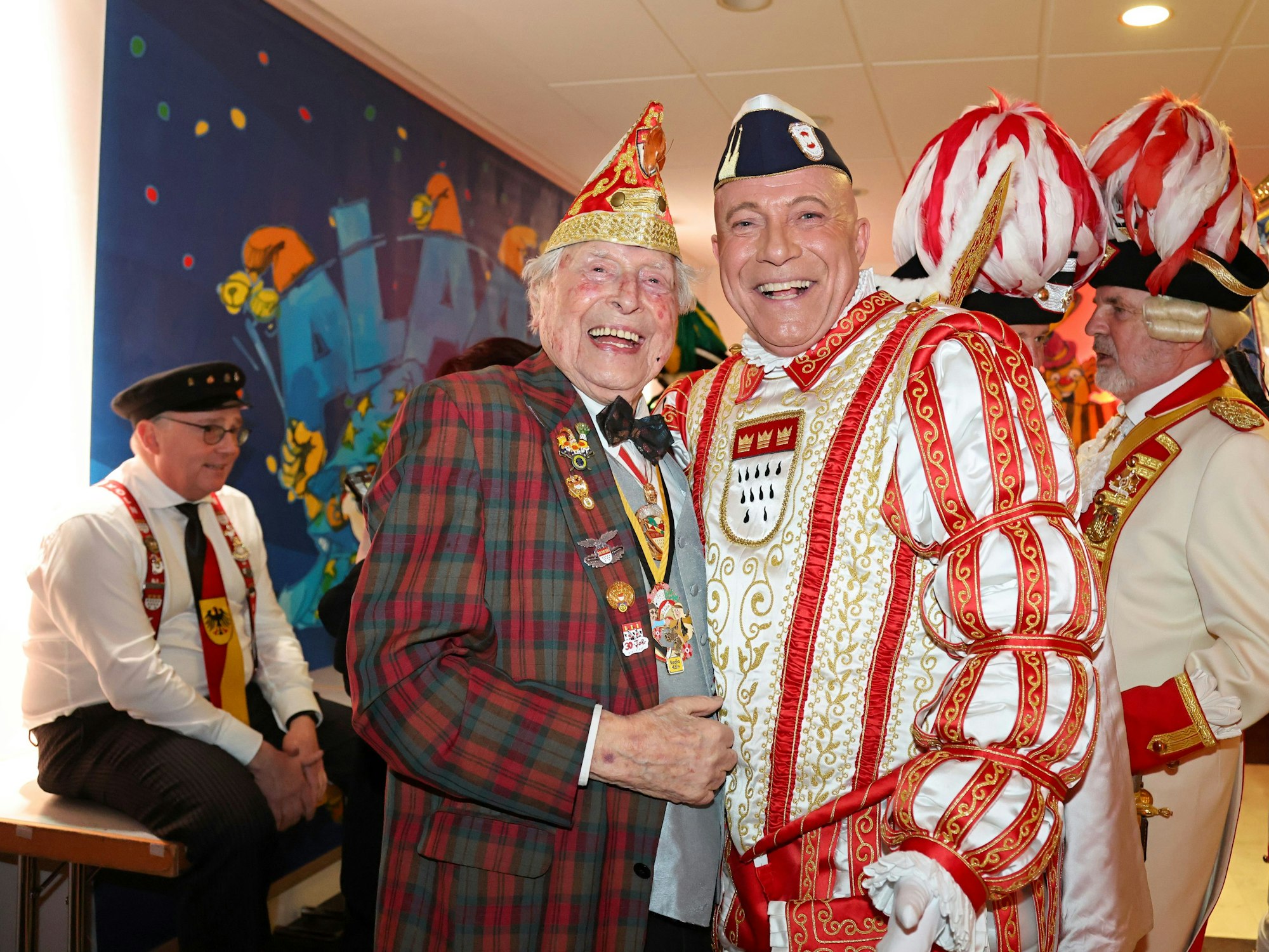 Ludwig Sebus trifft Prinz René.