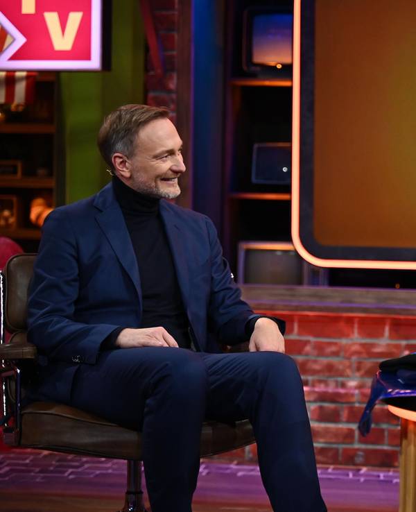 Christian Lindner im Gespräch mit Stefan Raab.