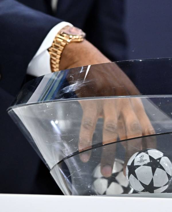 Auslosung in der Champions League.
